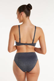 thumbnail: ten Cate Beach TC WOW voorgevormde strapless bandeau bikinitop met lurex donkerblauw