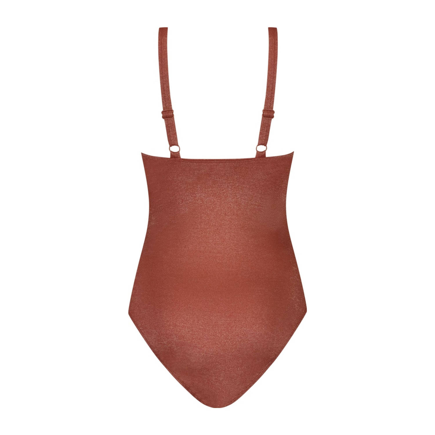 ten Cate Beach TC WOW badpak met lurex bruin