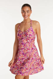 thumbnail: ten Cate Beach TC WOW strandjurk roze/offwhite/paars