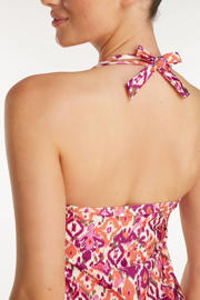 thumbnail: ten Cate Beach TC WOW strandjurk roze/offwhite/paars