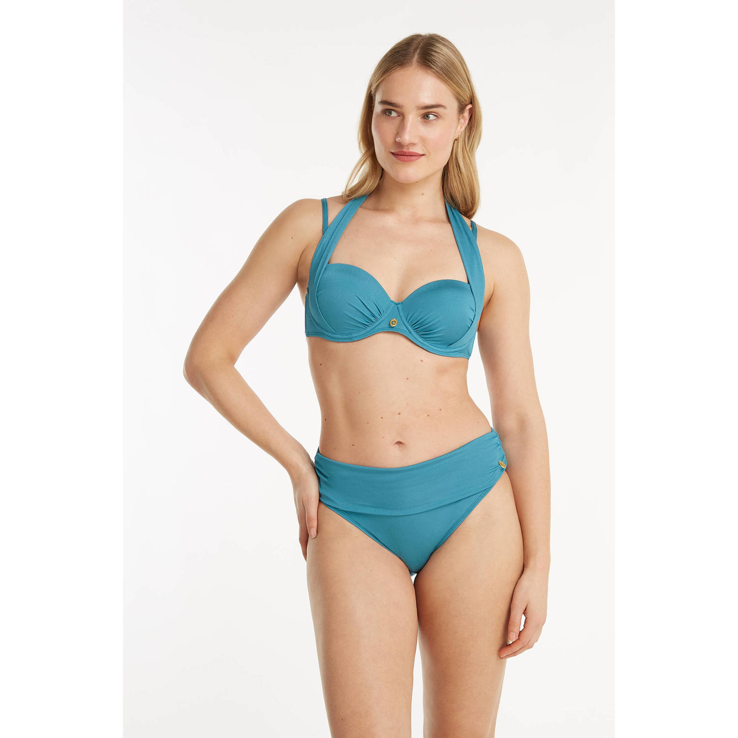 Ten Cate Beach TC WOW omslag bikinibroekje blauw