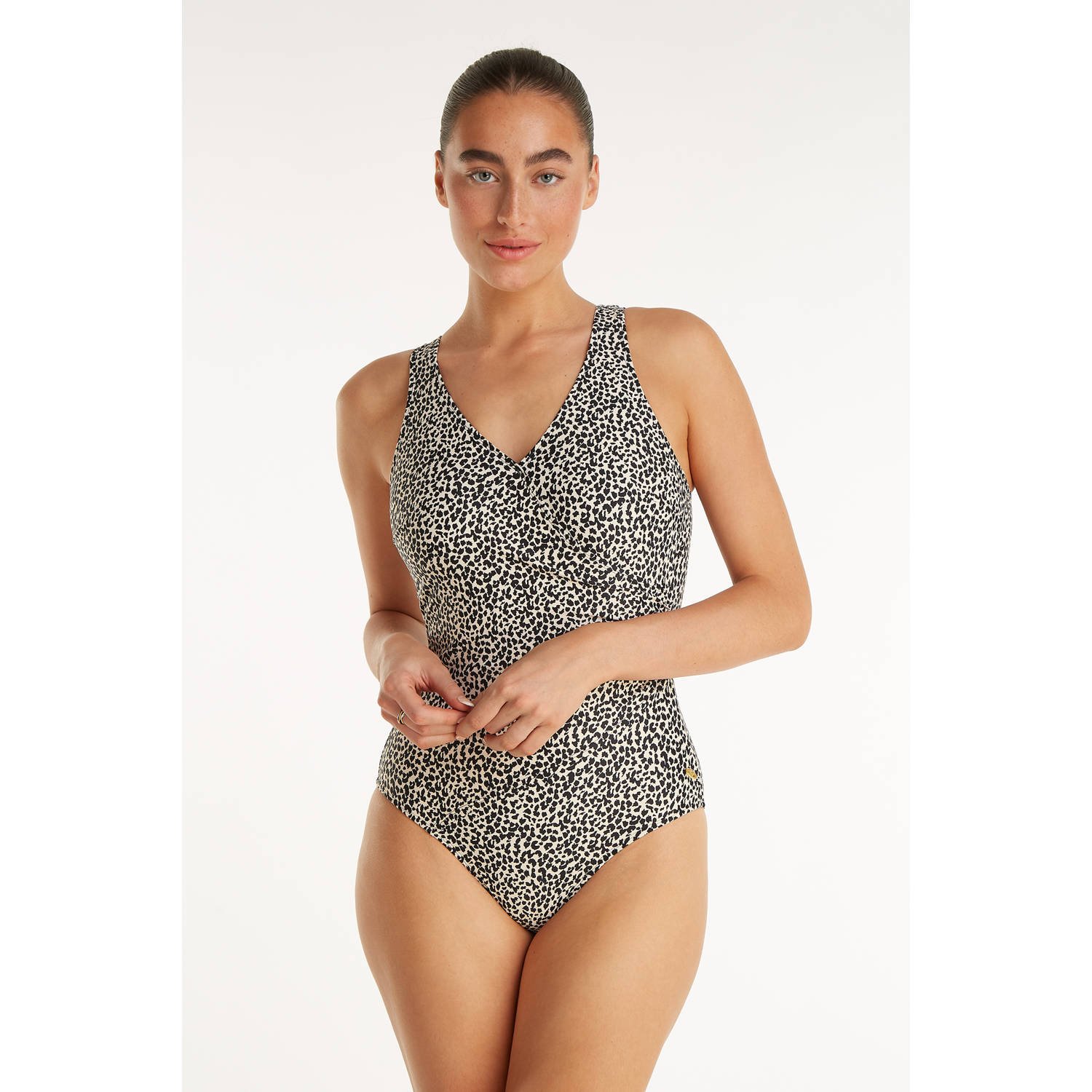ten Cate Beach TC WOW badpak zwart offwhite