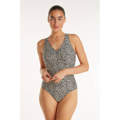 ten Cate Beach TC WOW badpak zwart/offwhite afbeelding