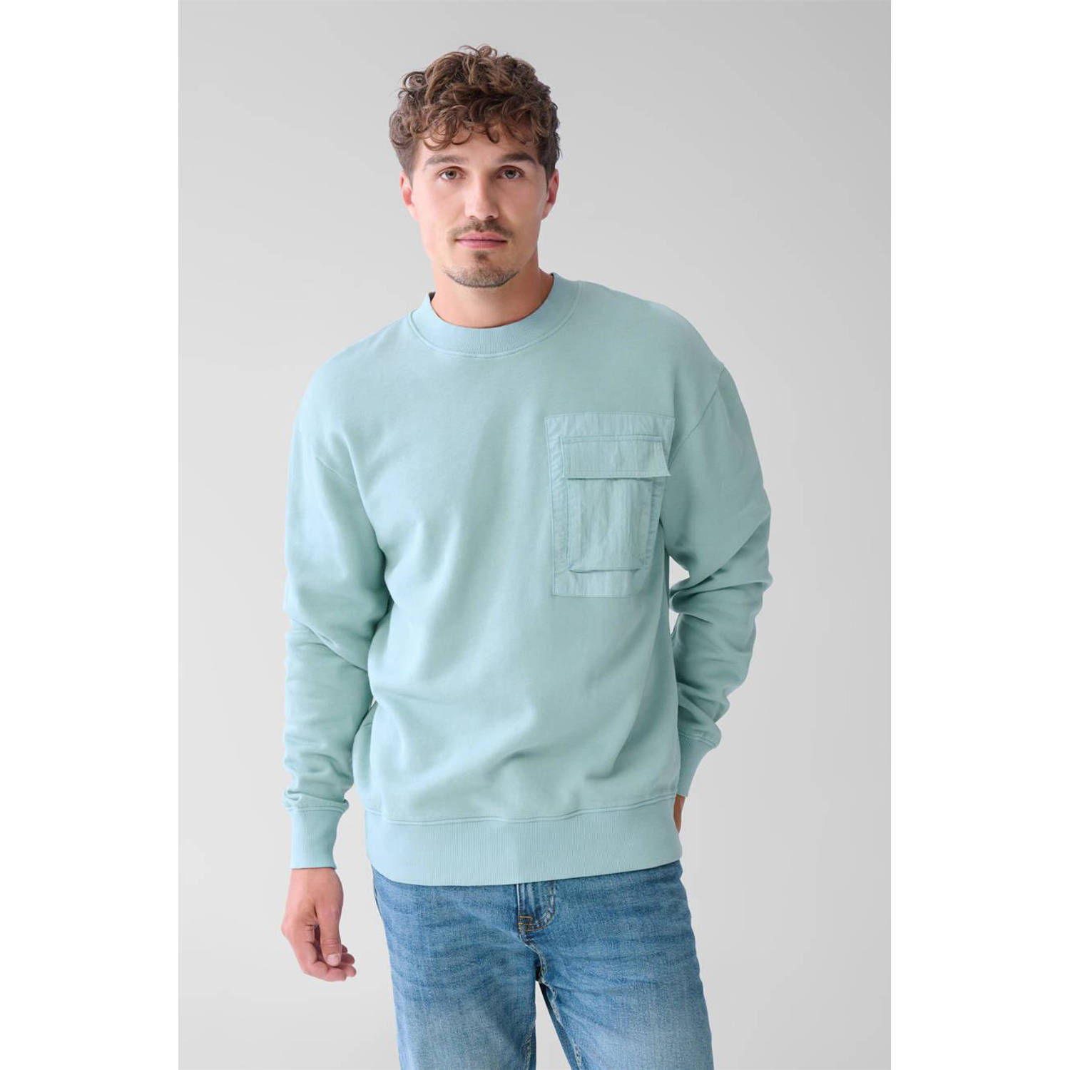 Shoeby sweater lichtblauw