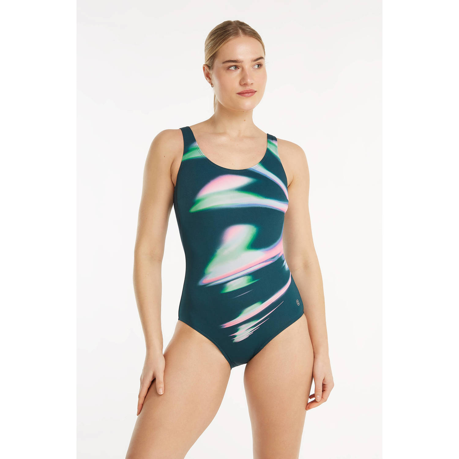Ten Cate Swim Tweka badpak donkergroen