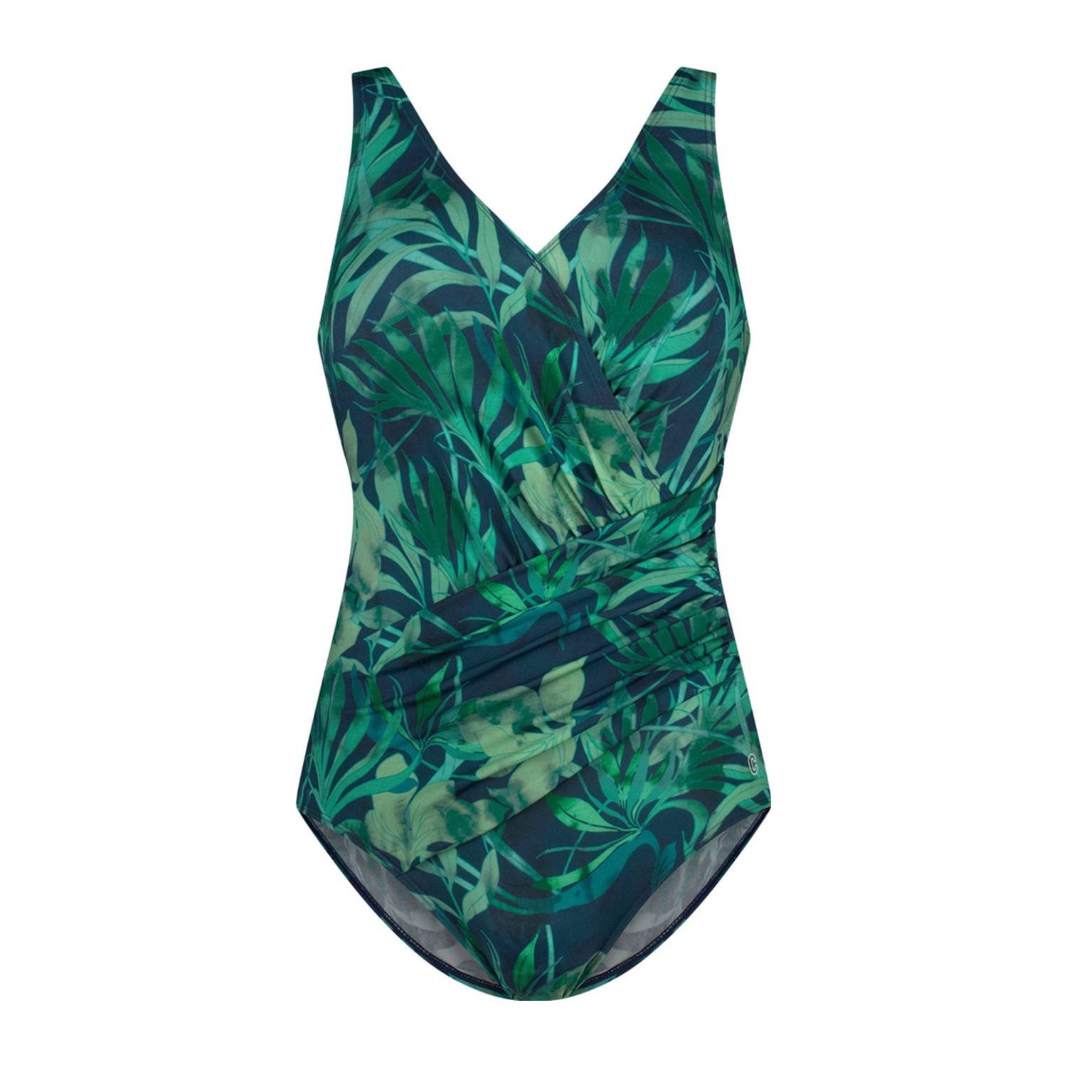 Ten Cate Swim Tweka badpak donkerblauw groen