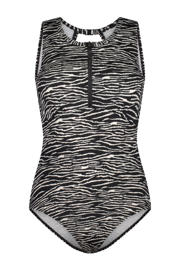 thumbnail: ten Cate Swim Tweka badpak zwart/wit