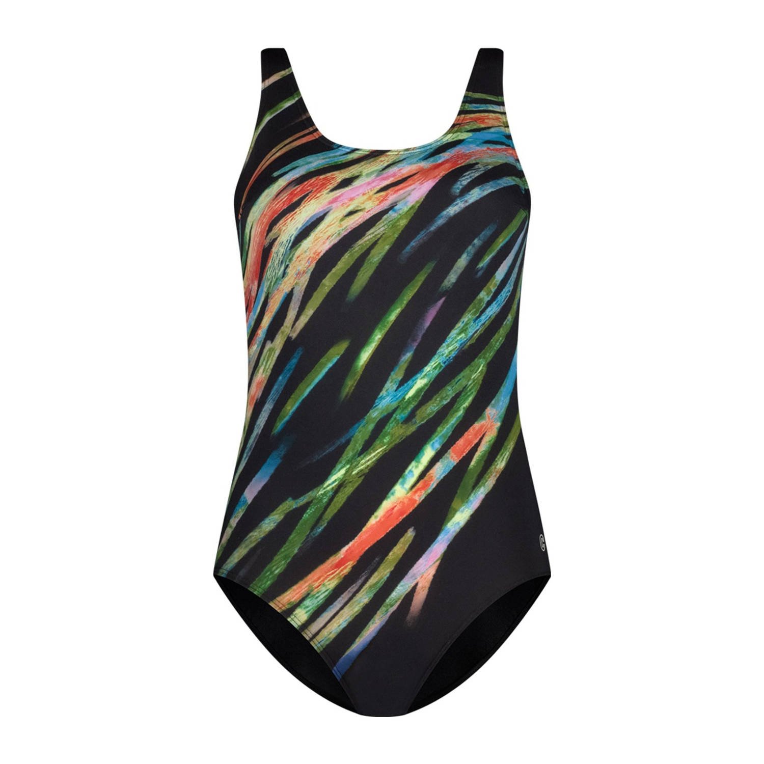 Ten Cate Swim Tweka badpak zwart multi