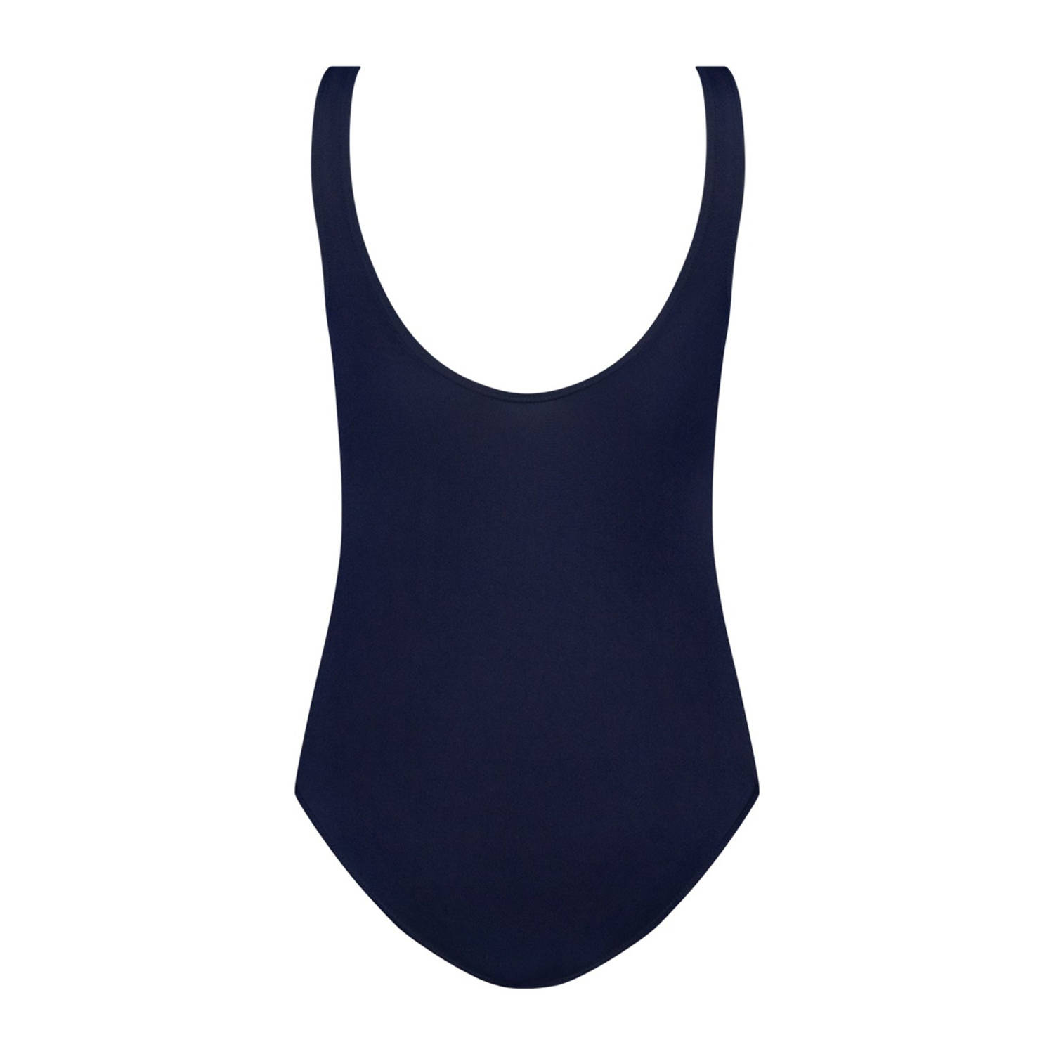 ten Cate Swim Tweka badpak donkerblauw roze rood