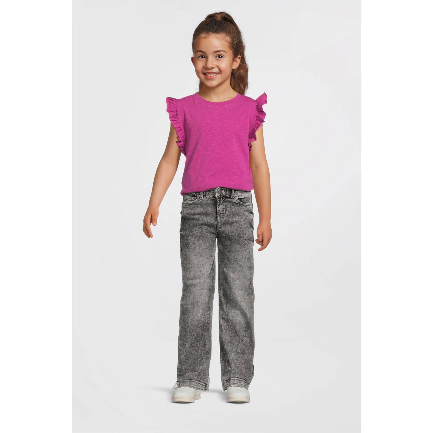 anytime broek grijs