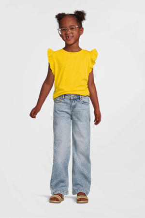 wide leg jeans lichtblauw