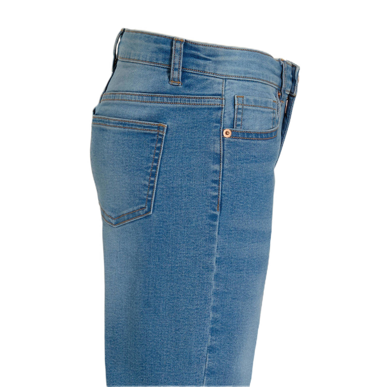 anytime wide leg jeans mid blue