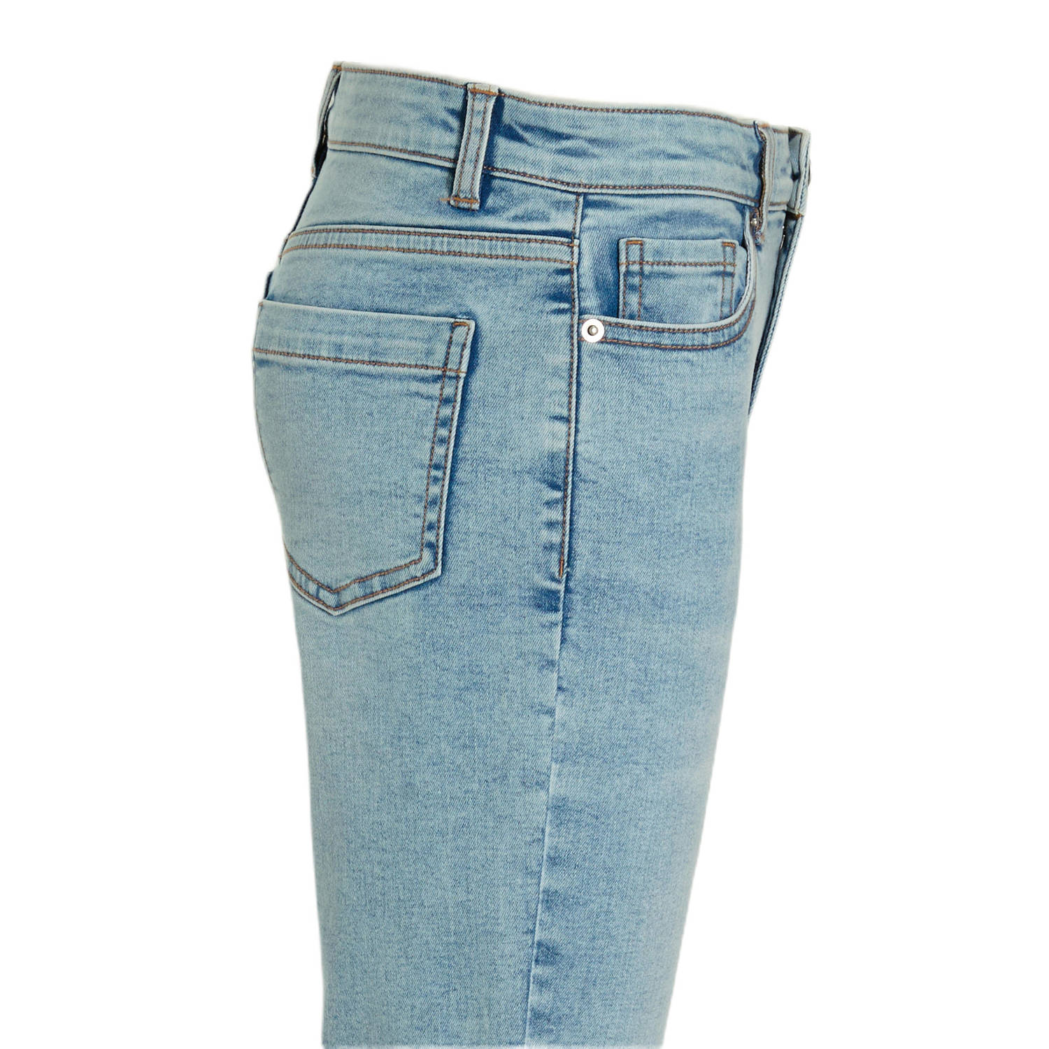 anytime flared jeans bleached blauw
