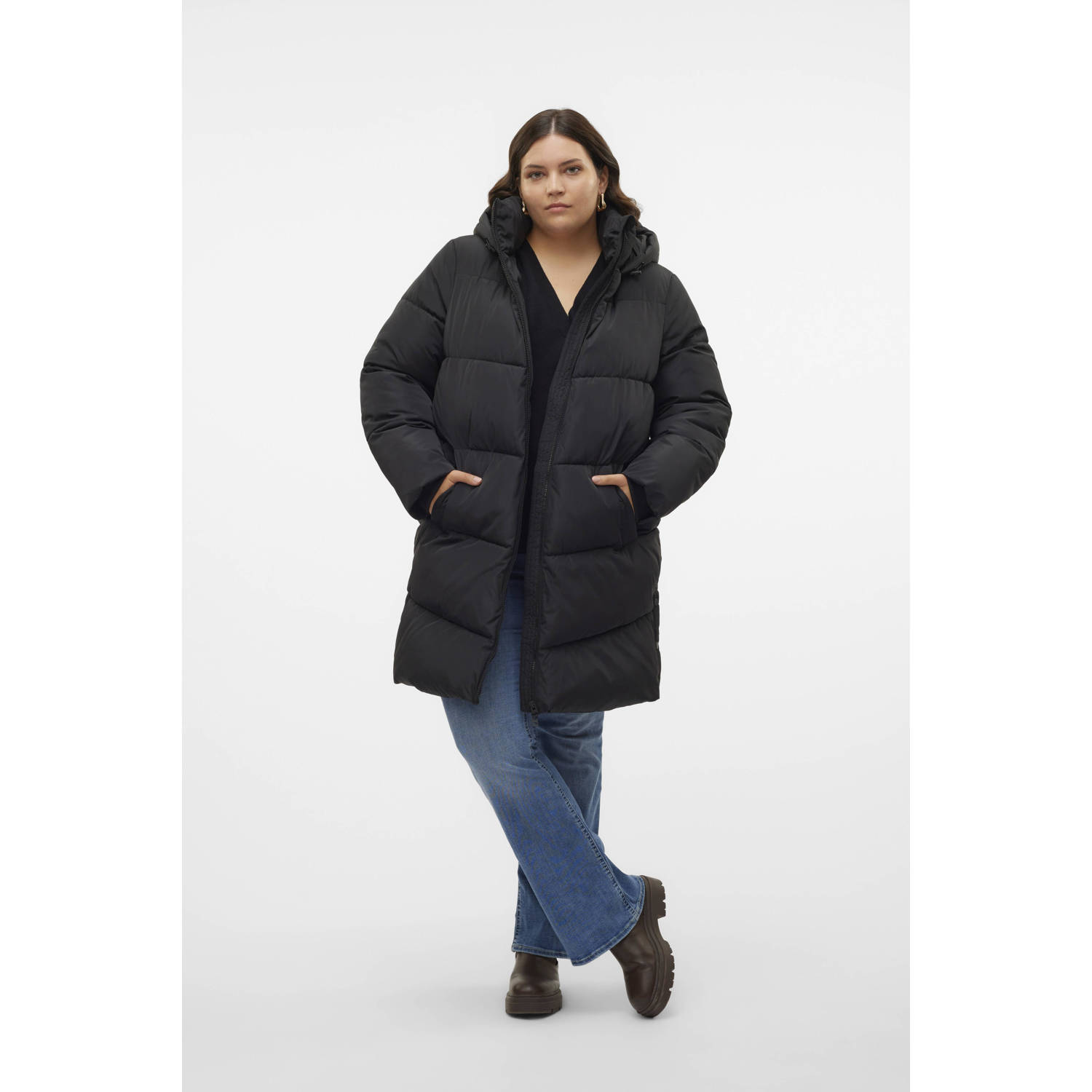 VERO MODA CURVE gewatteerde jas VMCHALSEY