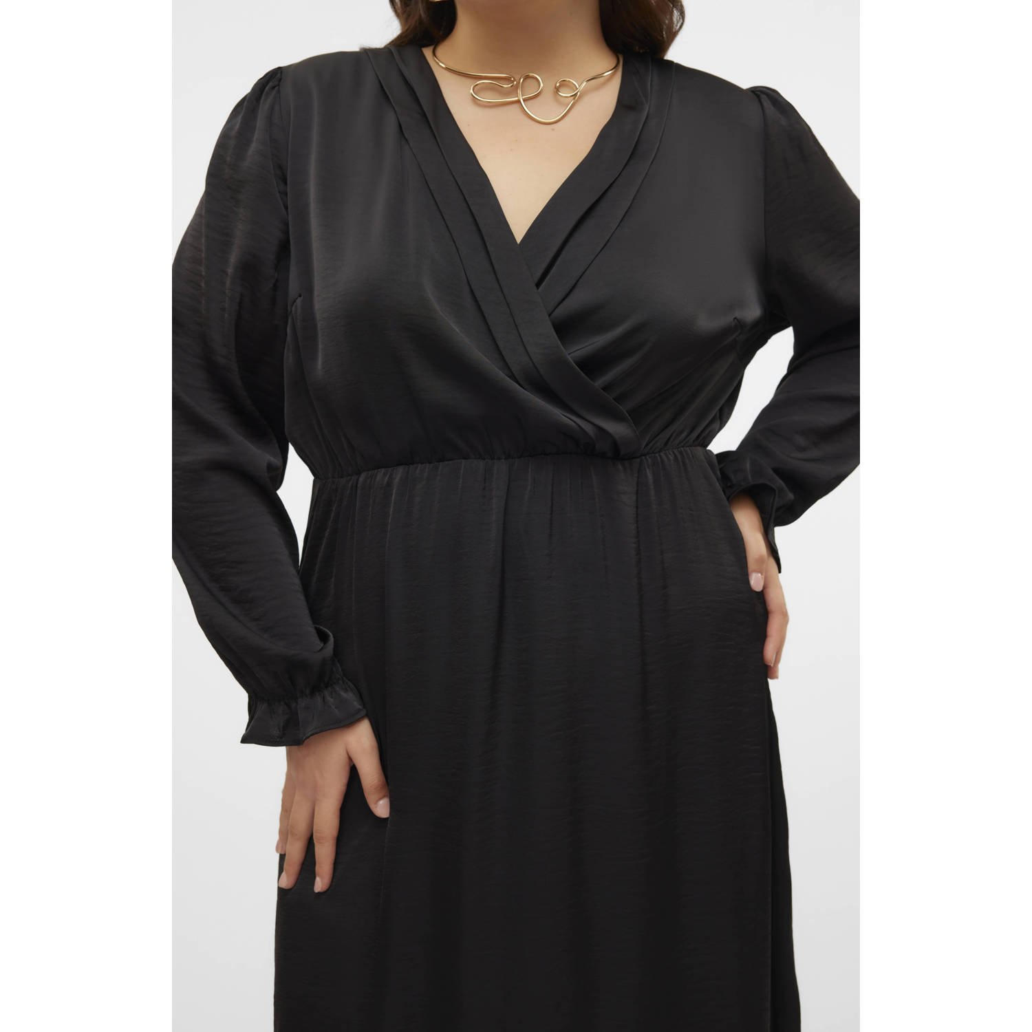 VERO MODA CURVE jurk zwart