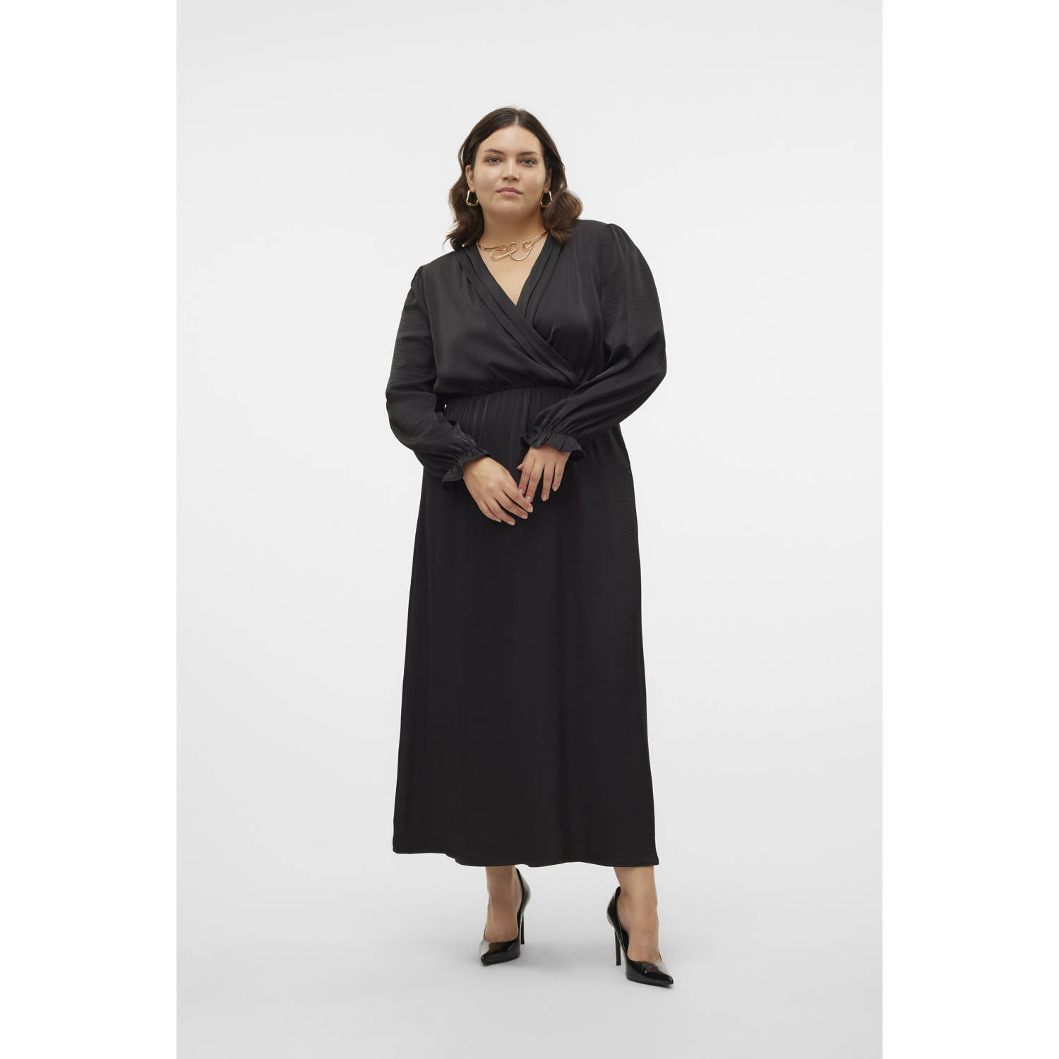 VERO MODA CURVE jurk zwart