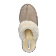 thumbnail: Nelson Home suède pantoffels beige