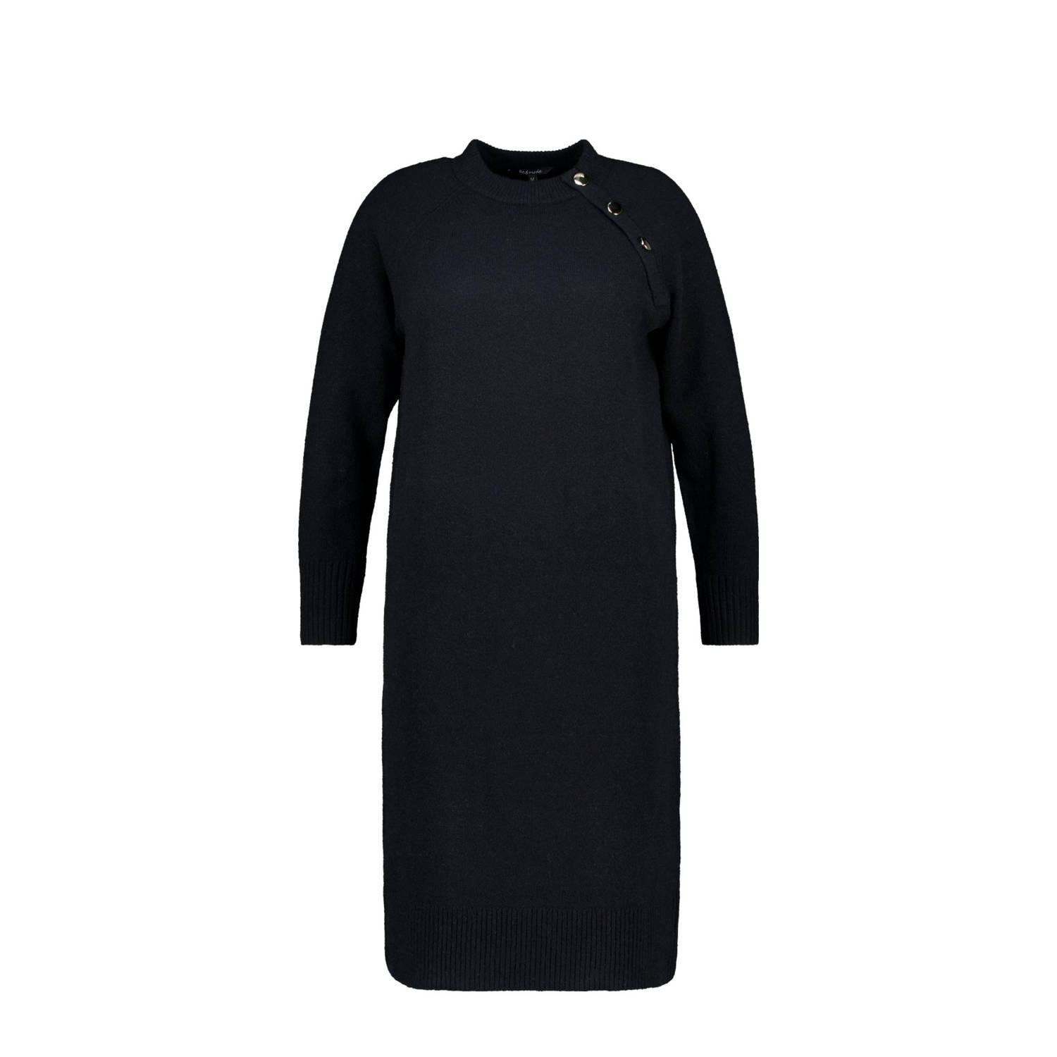 MS Mode midi jurk zwart