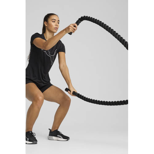 Puma sportshirt zwart melange afbeelding
