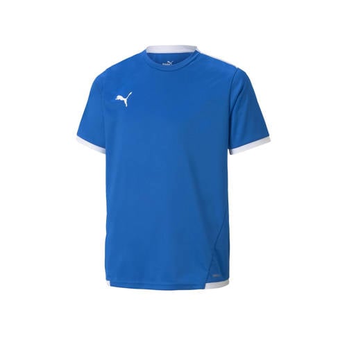Puma junior voetbalshirt teamLIGA kobaltblauw/wit afbeelding