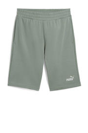 thumbnail: Groene heren Puma sweatshort van katoen met regular fit, elastische tailleband met koord en effen