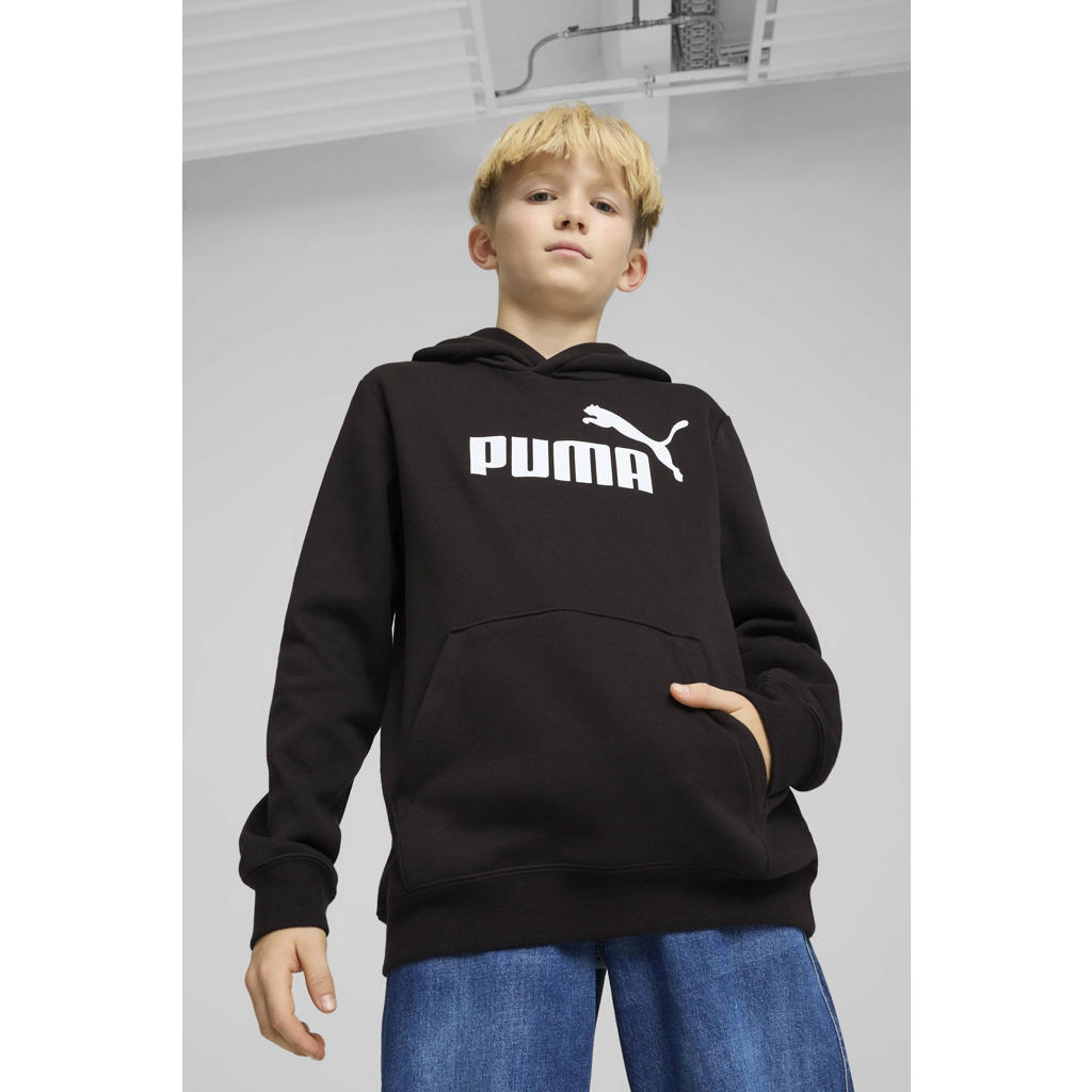 Puma hoodie Ess No. 1 zwart