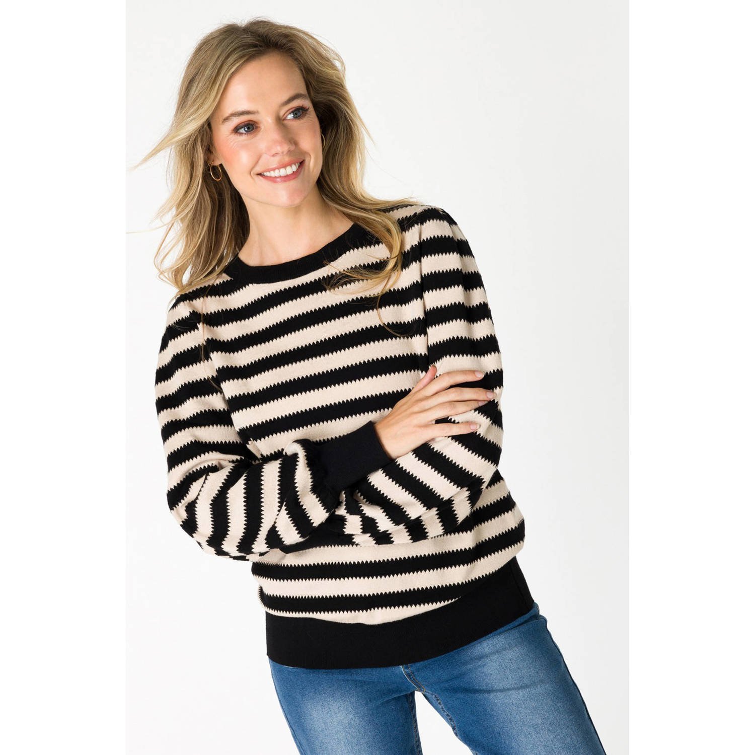 ES&SY gebreide trui zwart