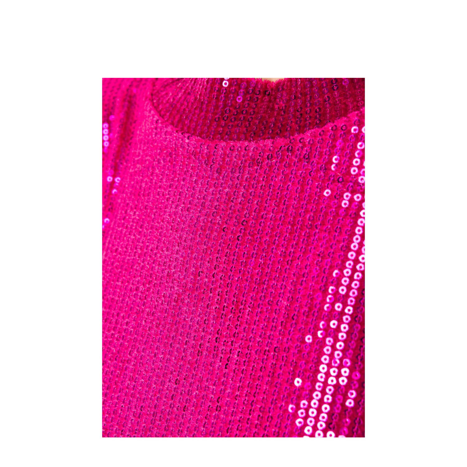 ES&SY glitter top roze
