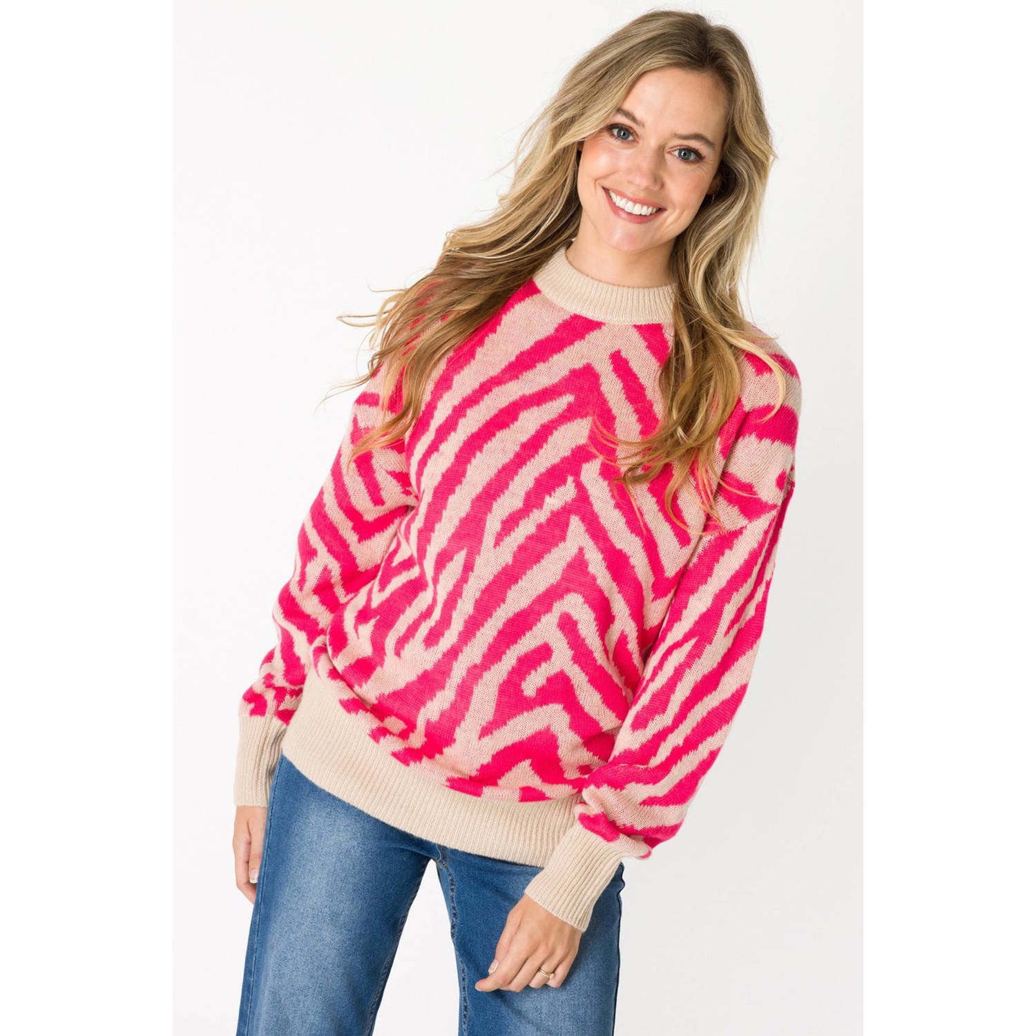 ES&SY gebreide trui ecru