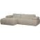 WOOOD WOOOD Mojo Chaise Longue Bank Links - Bouclé - Beige Melange