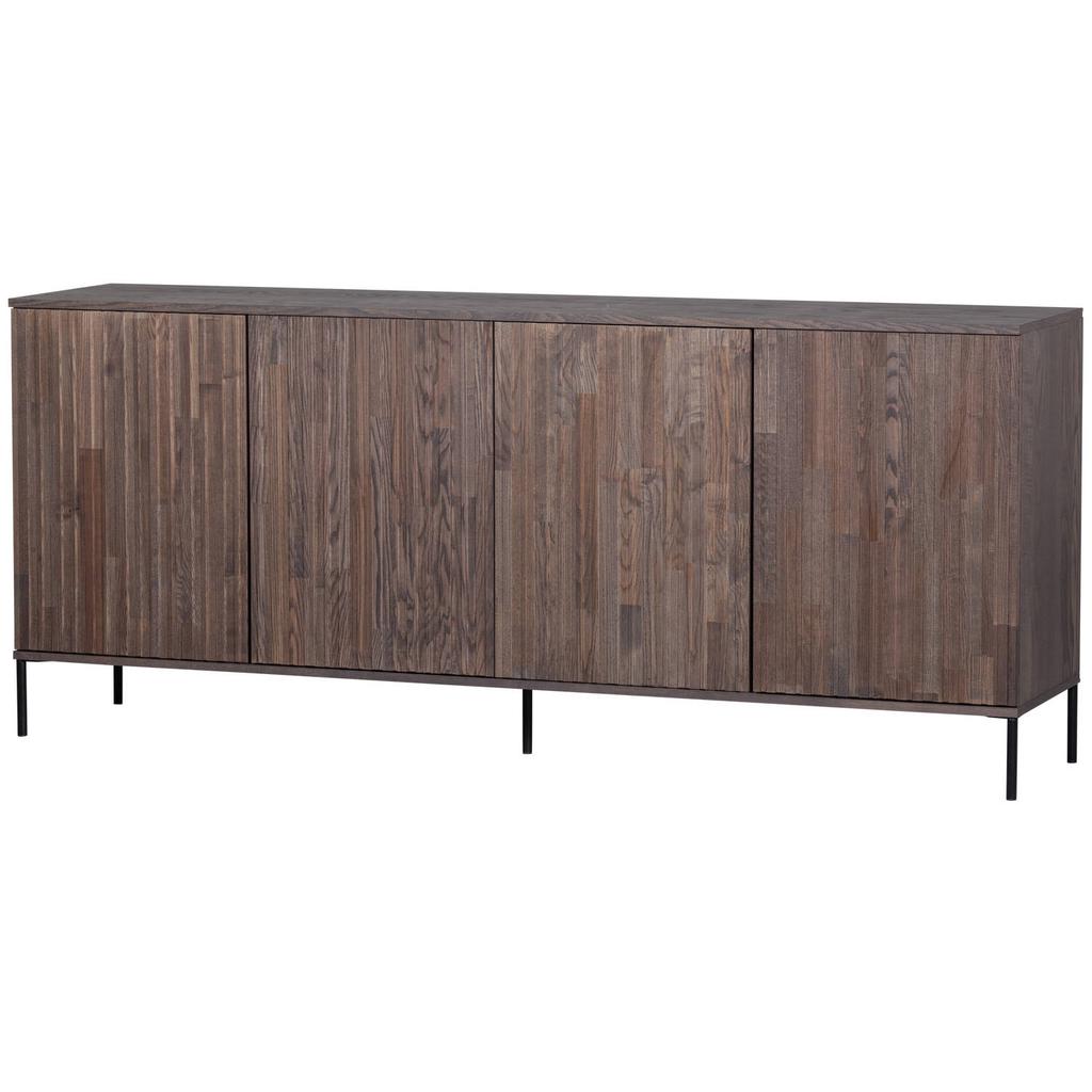 WOOOD WOOOD New Gravure Dressoir - Essen - Espresso - 85x200x44