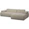 WOOOD hoekbank rechts - beige