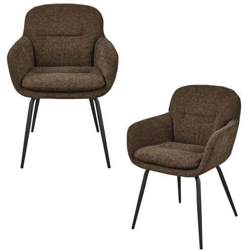 Wehkamp WOOOD eetkamerstoel (set van 2) Runa aanbieding