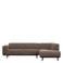 WOOOD hoekbank rechts - taupe