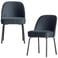 WOOOD WOOOD Vogue Eetkamerstoelen - Fluweel - Honinggeel - Set van 2