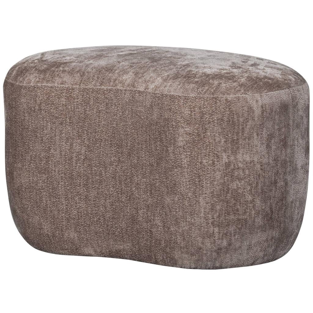 WOOOD Popular Poef - Polyester - Naturel - 43x73x49