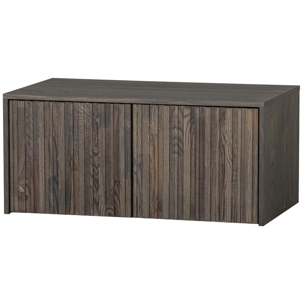 WOOOD WOOOD New Gravure Kistbank - Essen - Espresso - 40x88x50