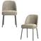 WOOOD WOOOD Vogue Eetkamerstoelen - Velvet - Brass - Set van 2