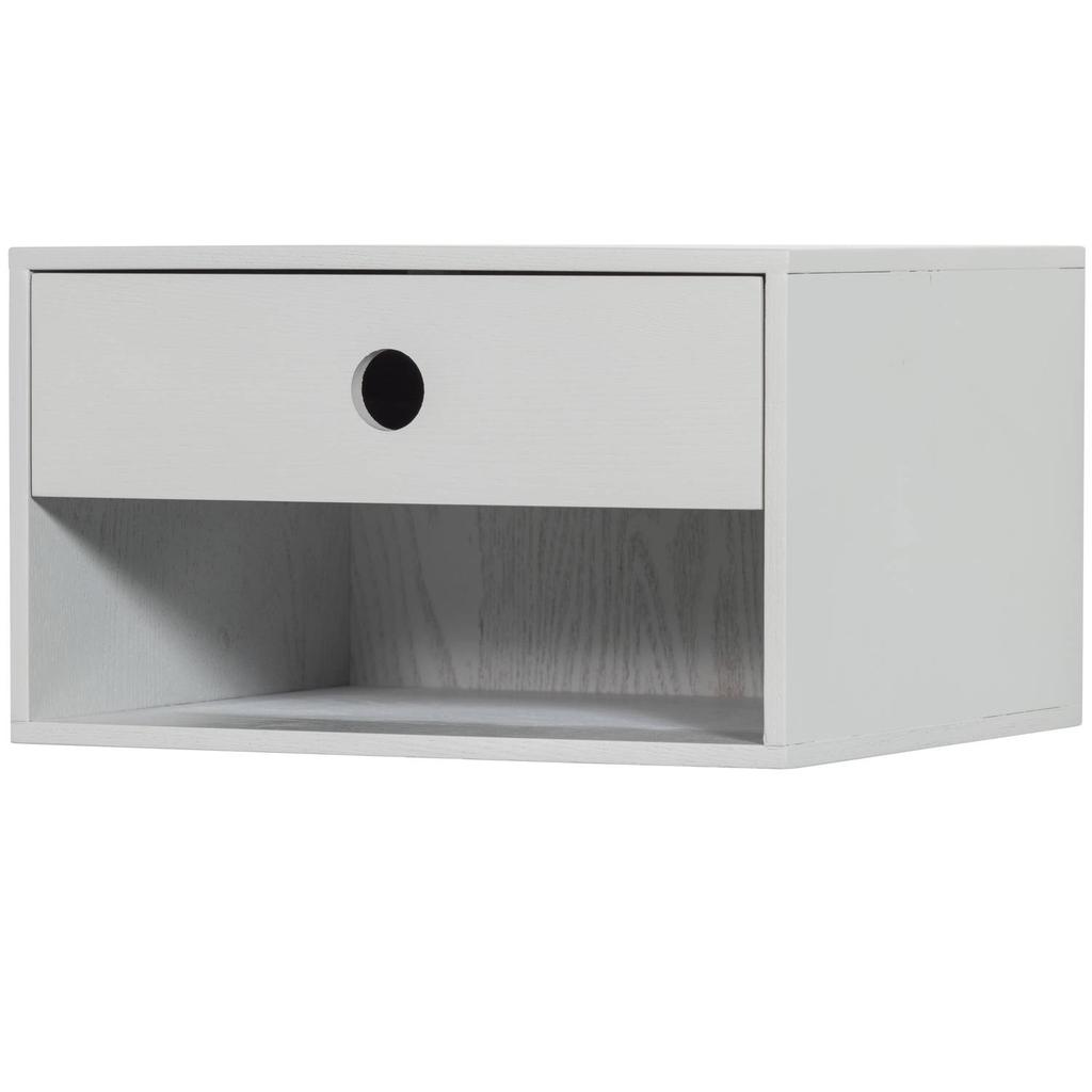 WOOOD WOOOD Nancy Hangend Nachtkastje Bordeauxrood - 20x34x30