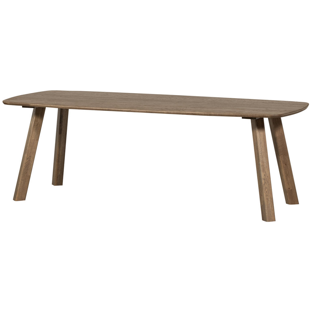 WOOOD WOOOD Tablo Eettafel Deens Ovaal 220x100 - Eiken - Bruin