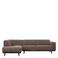 WOOOD hoekbank hoek links - taupe