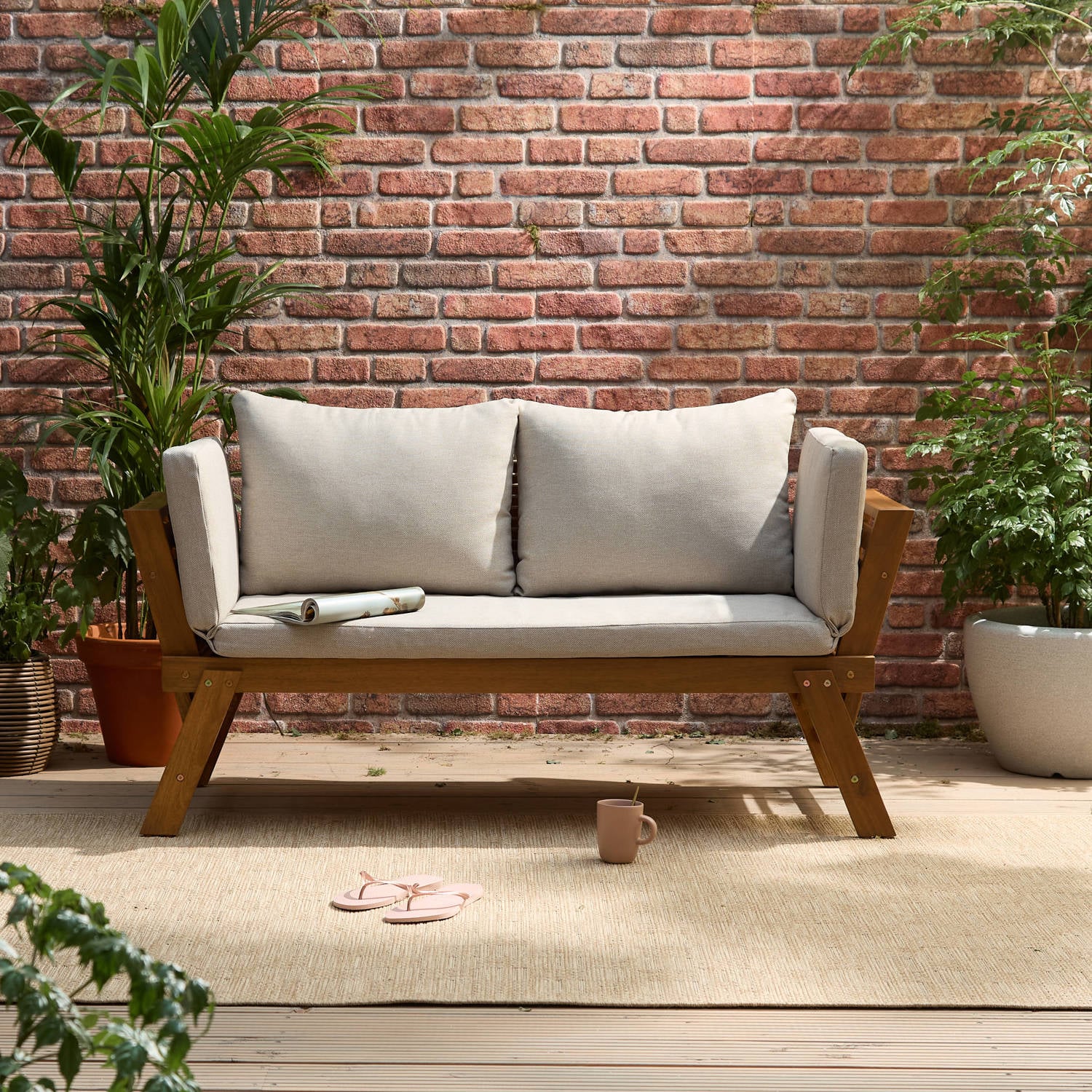 NOUS Garden loungebank Modena
