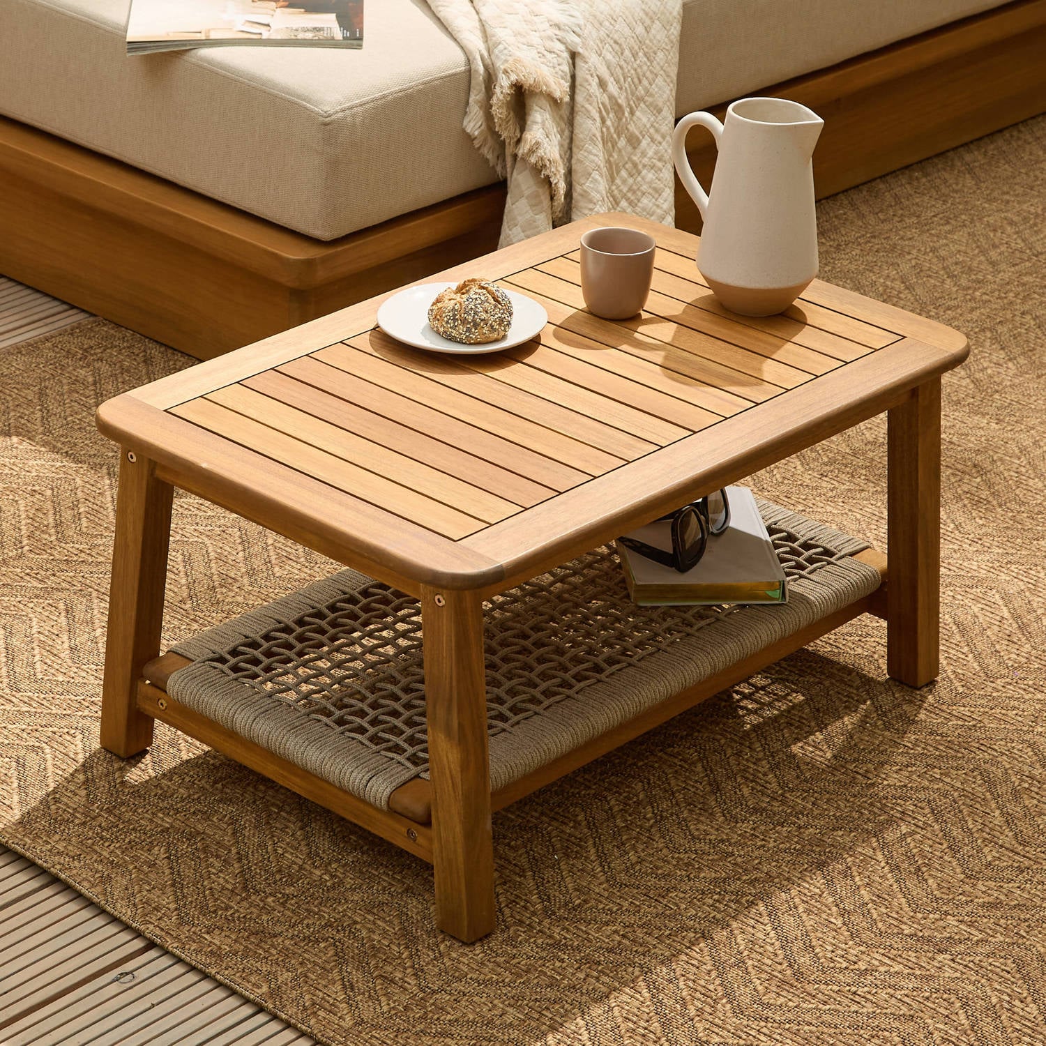 NOUS Garden salontafel Fontao (80x50 cm)