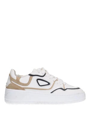 leren sneakers wit
