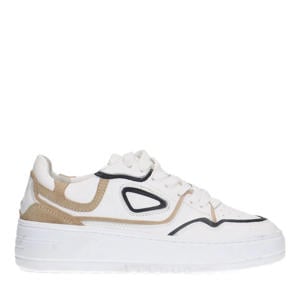 leren sneakers wit