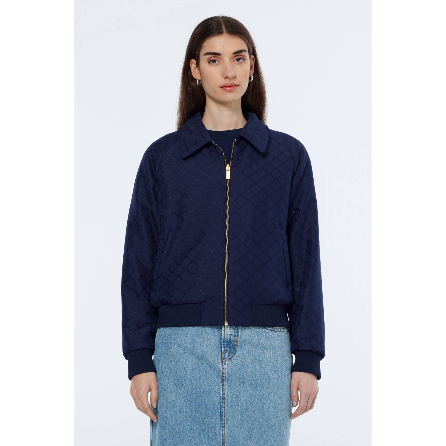 Scotch & Soda reversible bomberjack blauw