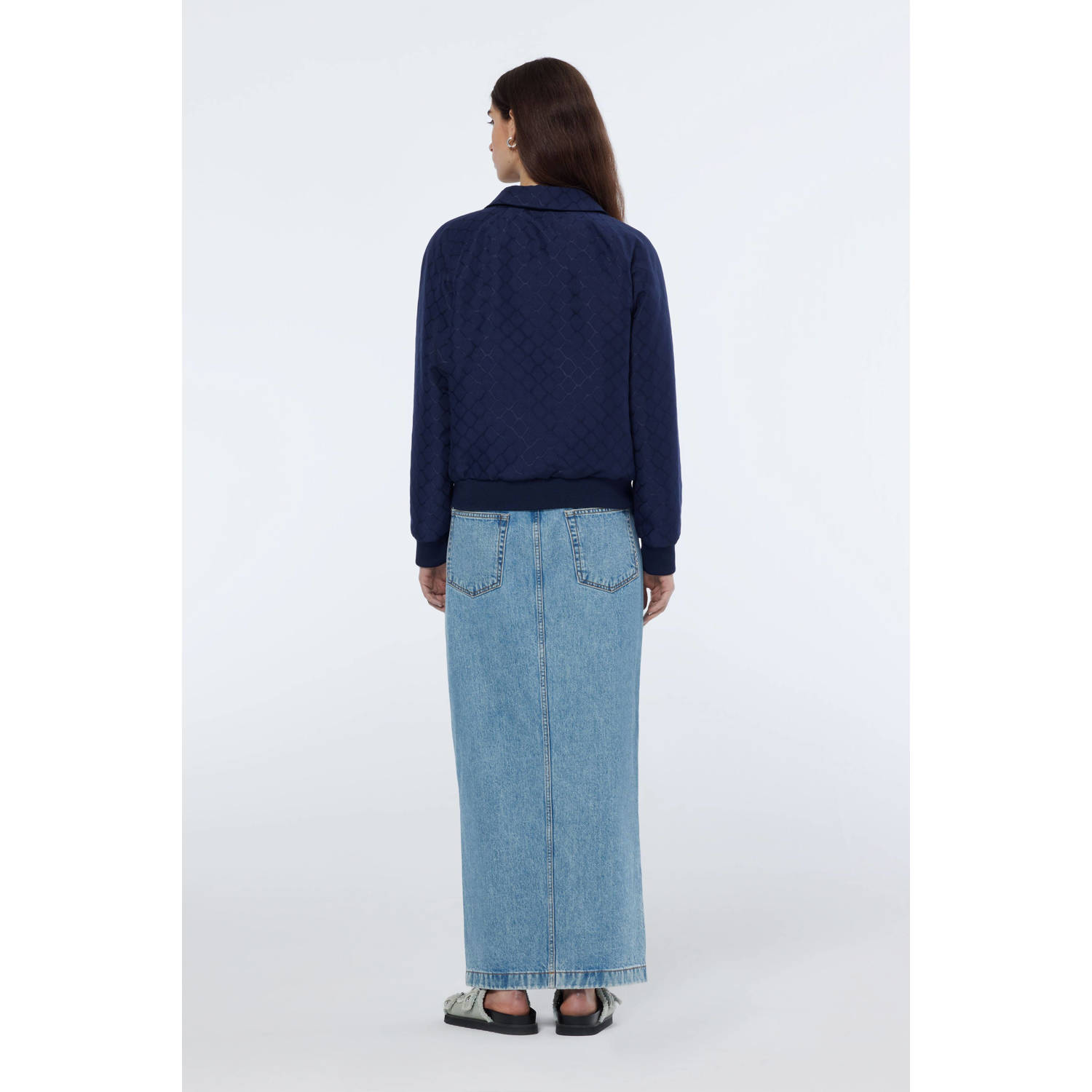 Scotch & Soda reversible bomberjack blauw