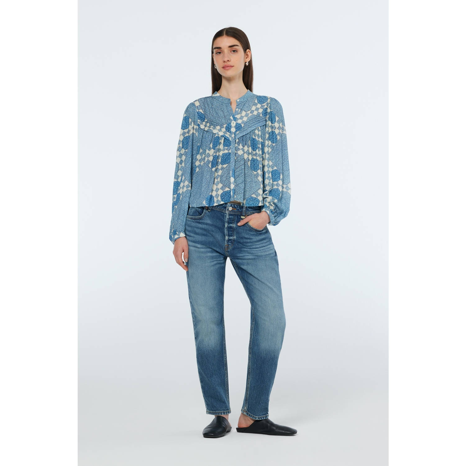 Scotch & Soda blouse blauw