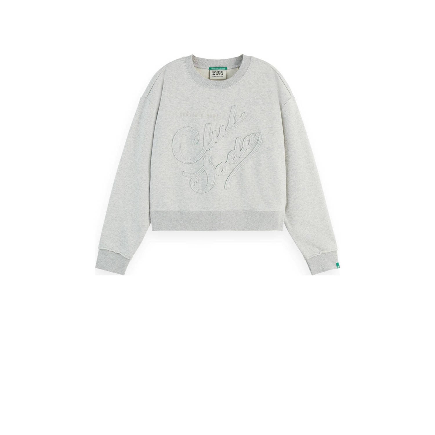 Scotch & Soda Applique Artwork Loose Sweater Dames