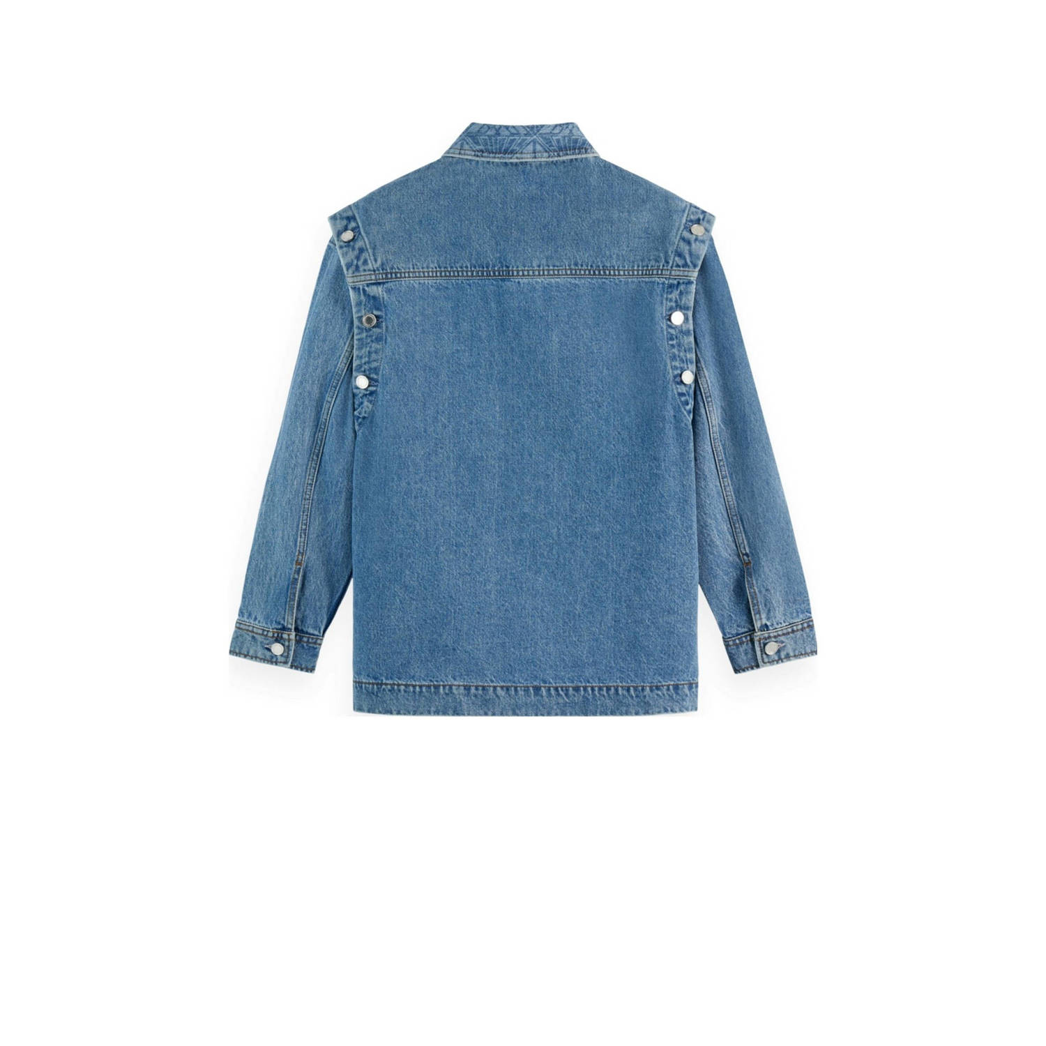Scotch & Soda spijkerjas medium blue denim
